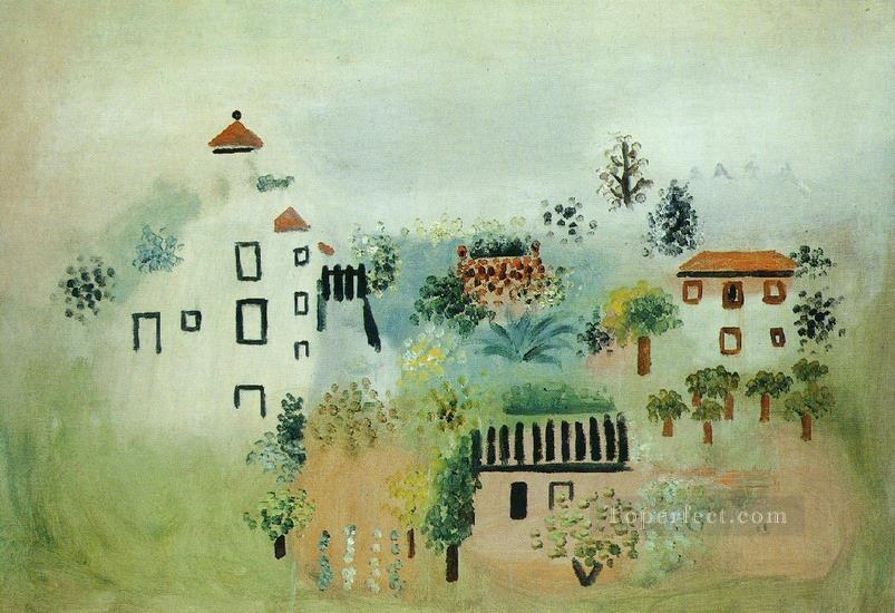 風景 1920年 パブロ・ピカソ油絵